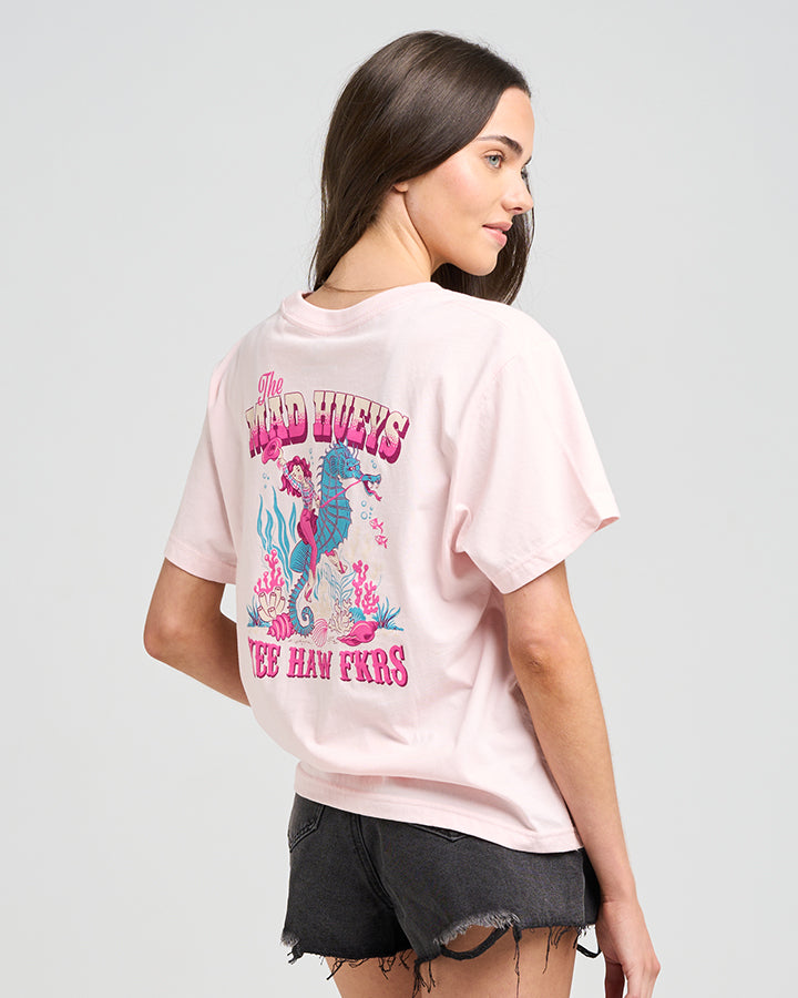 YEE HAW FKRS | WOMENS SS TEE - FAIRY FLOSS