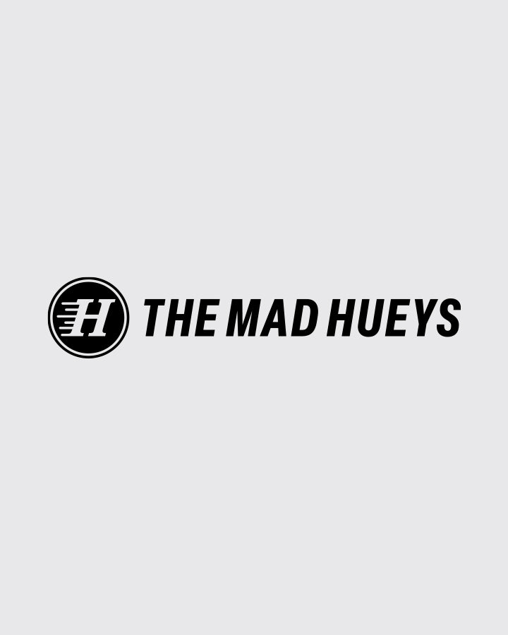 THE MAD HUEYS | 900MM DIE CUT BOAT STICKER - BLACK
