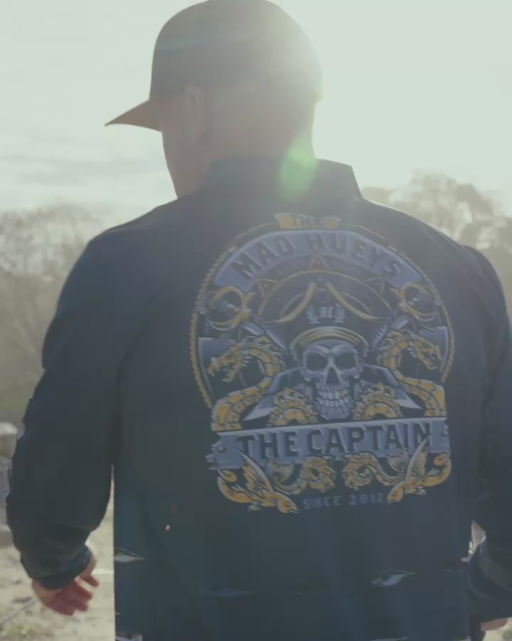 DRAGON CAPTAIN | UPF 50+ FISHING JERSEY - NAVY