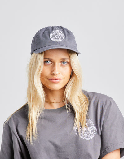 THE GOOD LIFE | WOMENS UNSTRUCTURED STRAPBACK - CHARCOAL