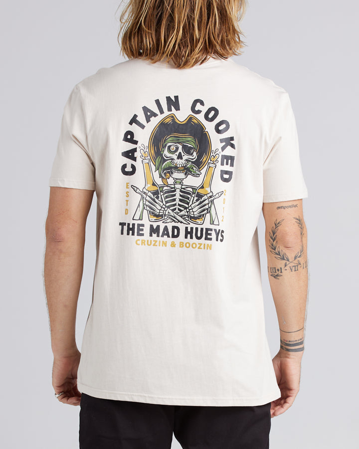 CAPTAIN COOKED | SS TEE - CEMENT