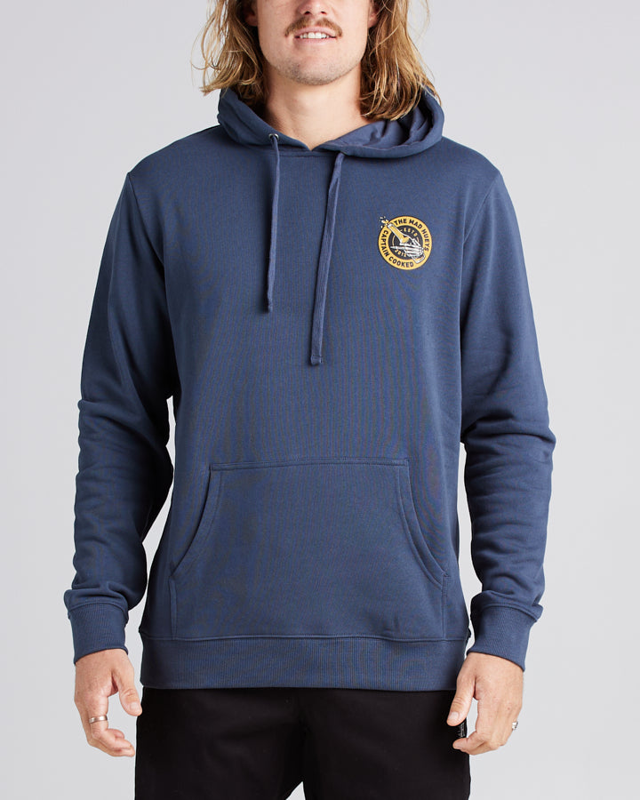 CAPTAIN COOKED | PULLOVER - PETROL BLUE