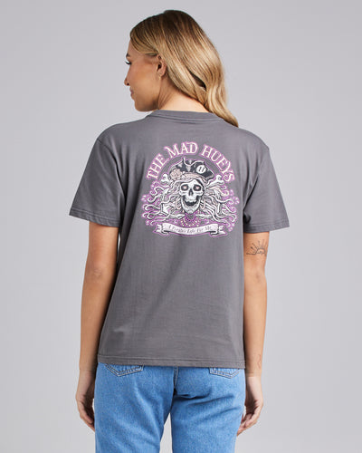 A PIRATES LIFE  | WOMENS SS TEE - CHARCOAL